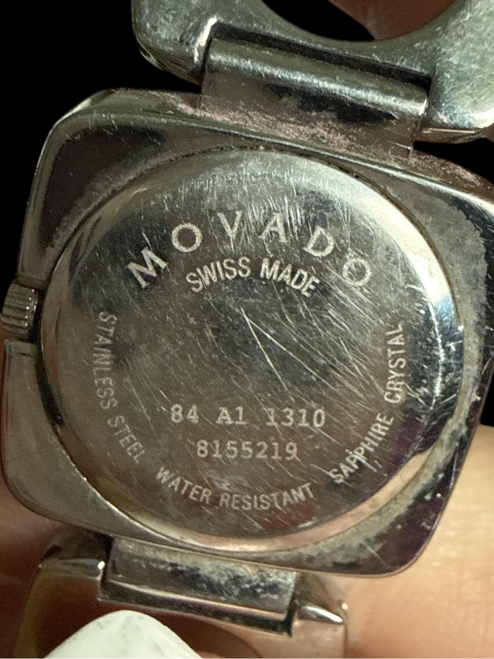 Movado Swiss Made Stainless Steel Sapphire Crystal Women's Watch (Needs Battery) - Picture 4 of 7
